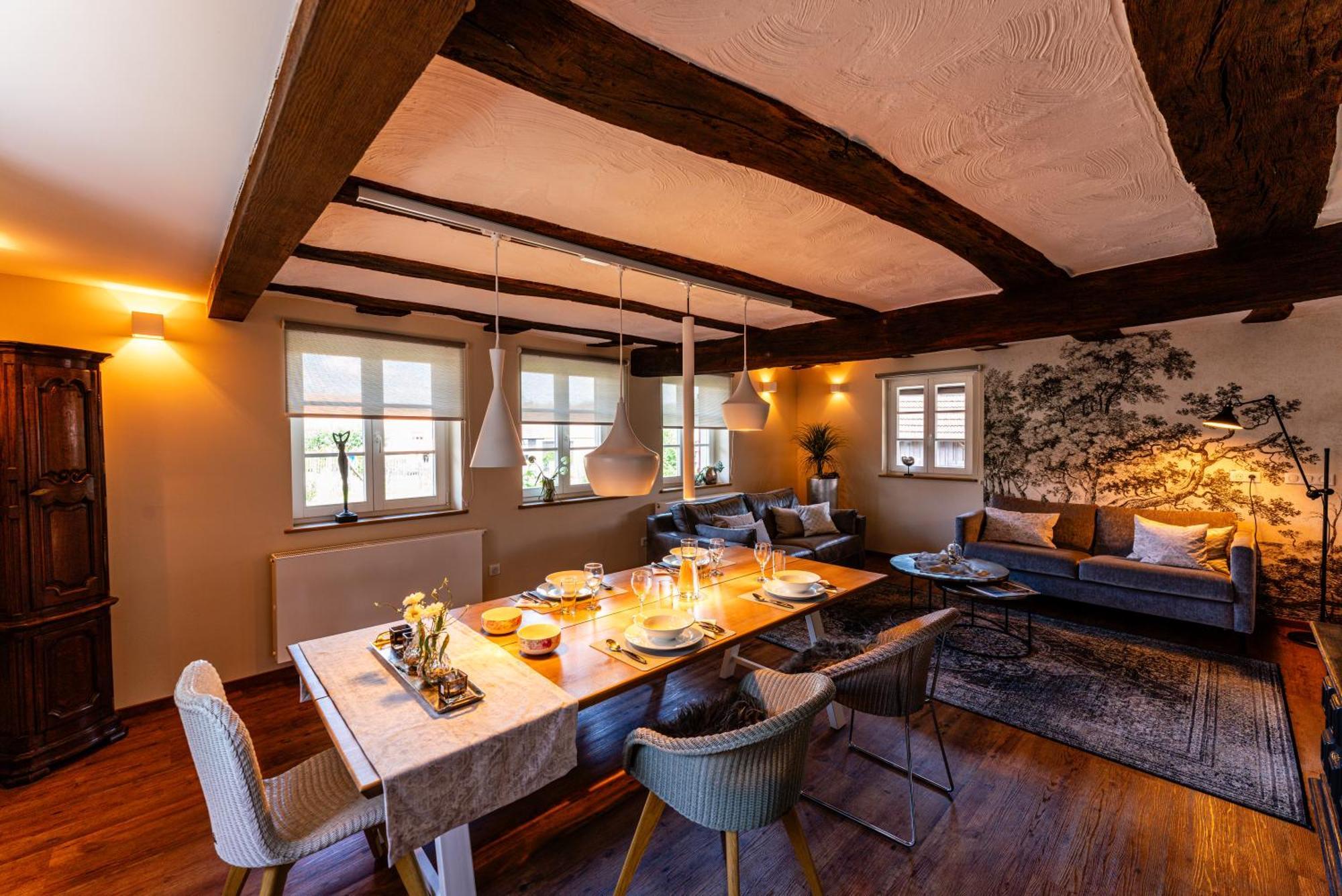 Maison 1775 Ferien Im Historischen Bauernhaus Mit Sauna, Wissembourg, Elsass Ingolsheim Bagian luar foto
