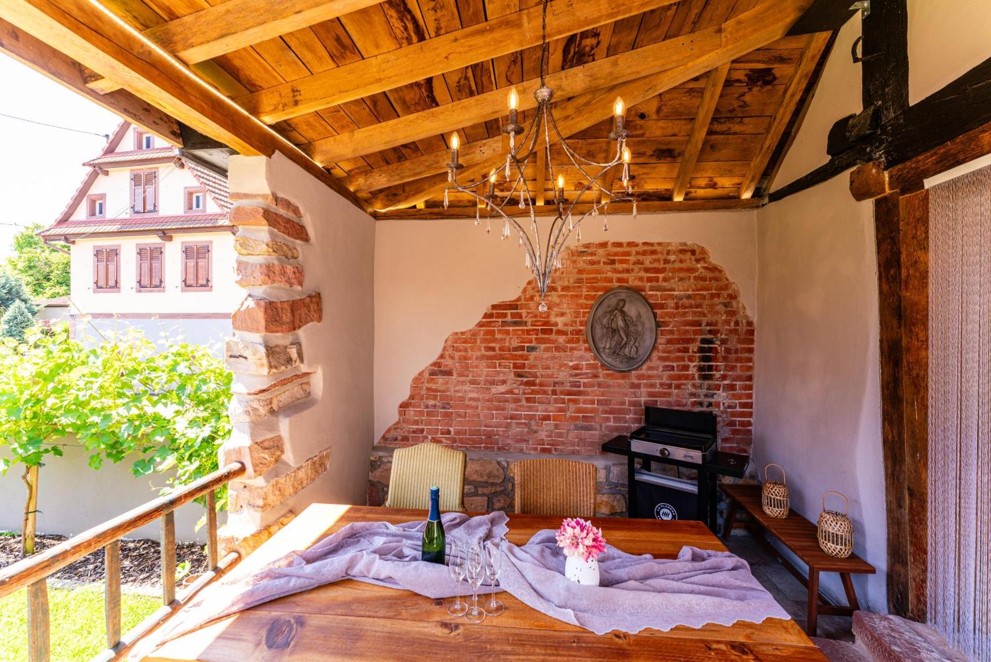 Maison 1775 Ferien Im Historischen Bauernhaus Mit Sauna, Wissembourg, Elsass Villa Ingolsheim Bagian luar foto